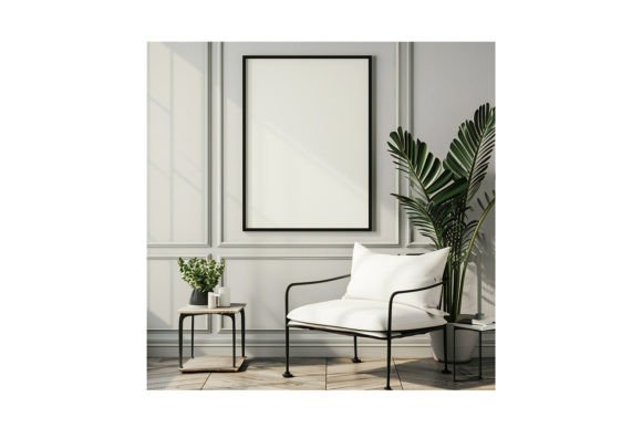 Download Living Room Wall Poster Mockup - Mockup Collection