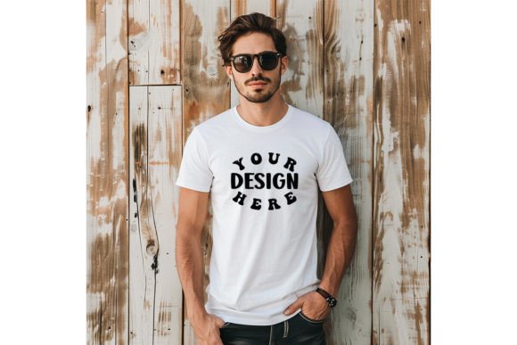 Download Man T-shirt Blank Mockup. - Blank mockup Collection