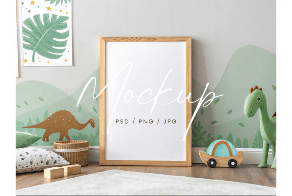 Download Frame Art Mockup for Nursery - Mockup Collection