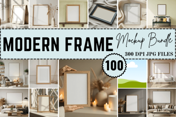 Download Modern Frame Mockup Bundle - Mockup Collection